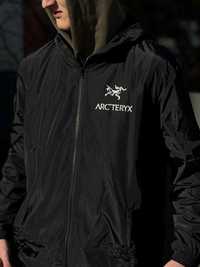 Мужская куртка Arcteryx GoreTex // Вітровка чорна чоловіча куртка