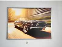 Obraz z ramą 100x140 Cabrio