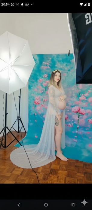 Kit de iluminação fotografica com diversos fundos