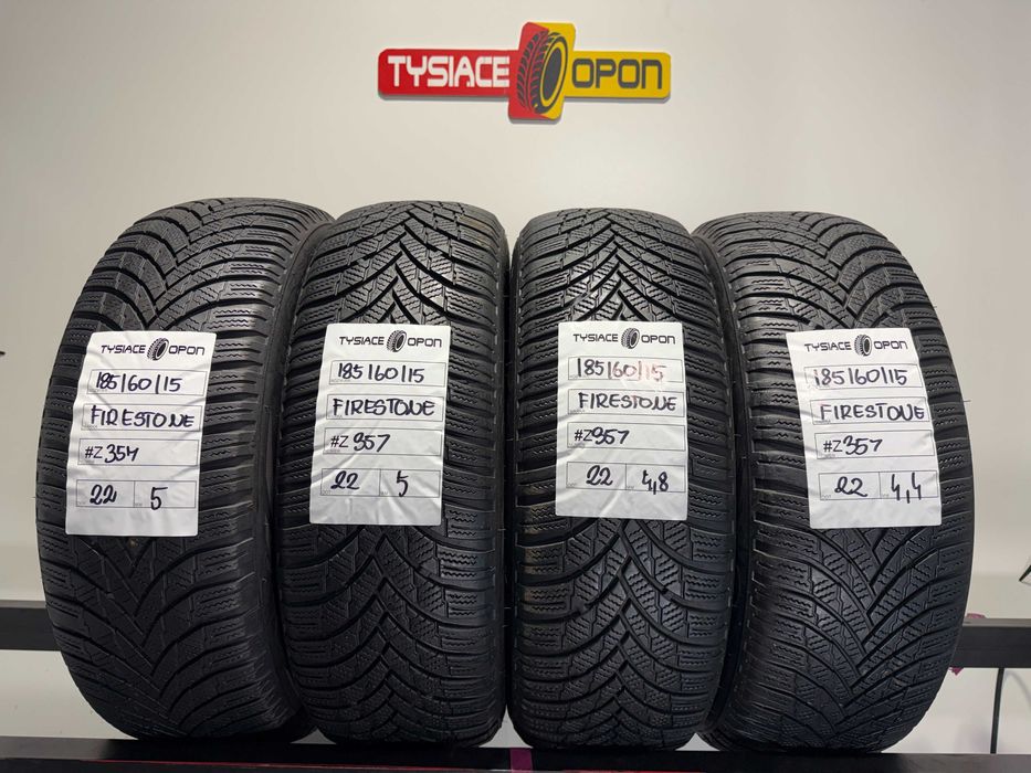 Opony Zimowe 185/60/15 Firestone WinterHawk4 Komplet #Z357