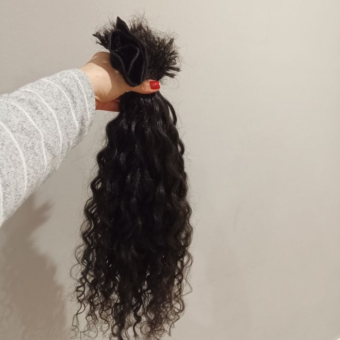 200gr Cabelo humano encaracolado