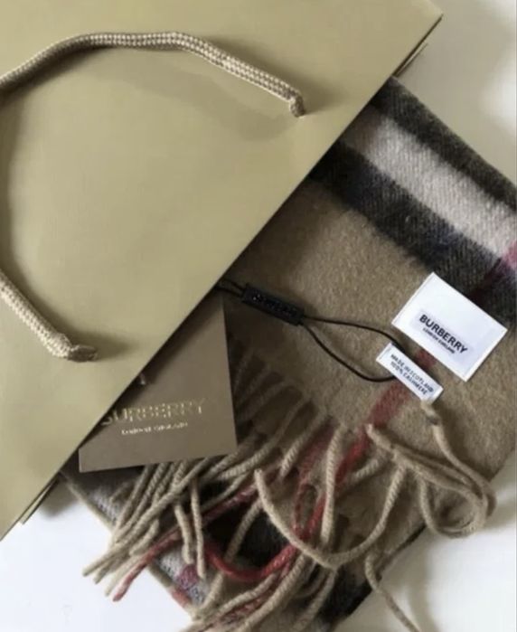 Burberry kaszmirowy szalik