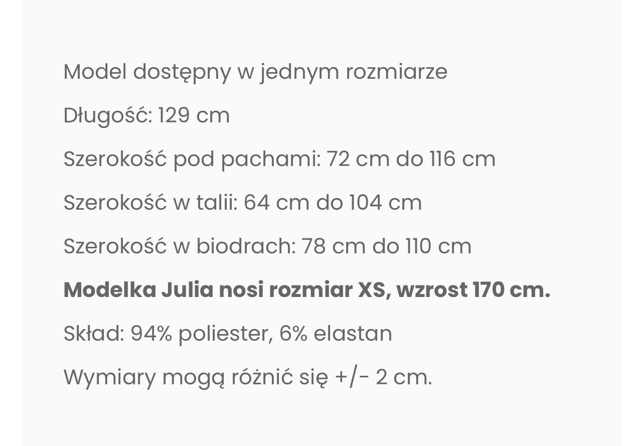 Sukienka Tuba Karmel Roz.Uni NOWA
