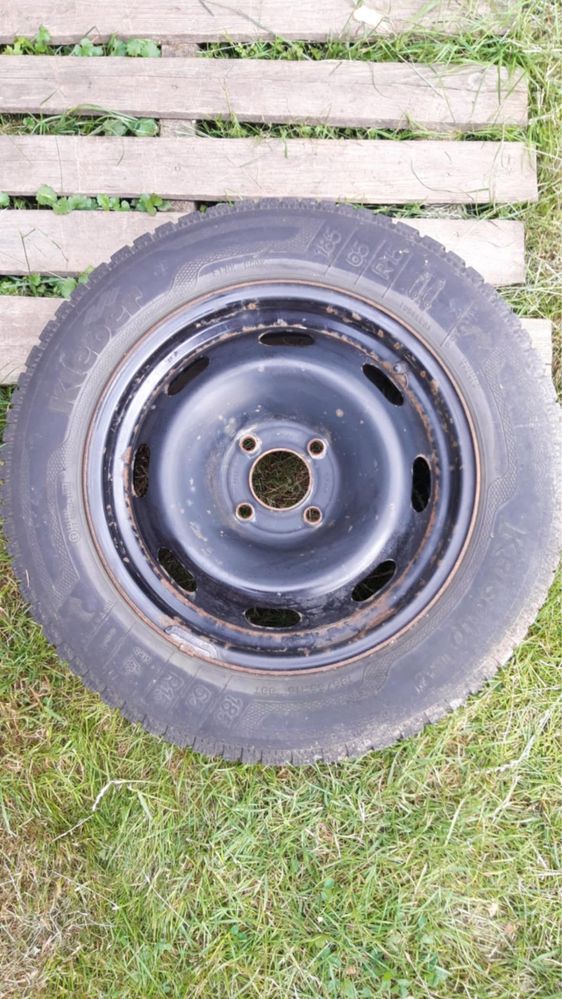 Opona + felga stalowa 4x108 185/65/R15 komplet