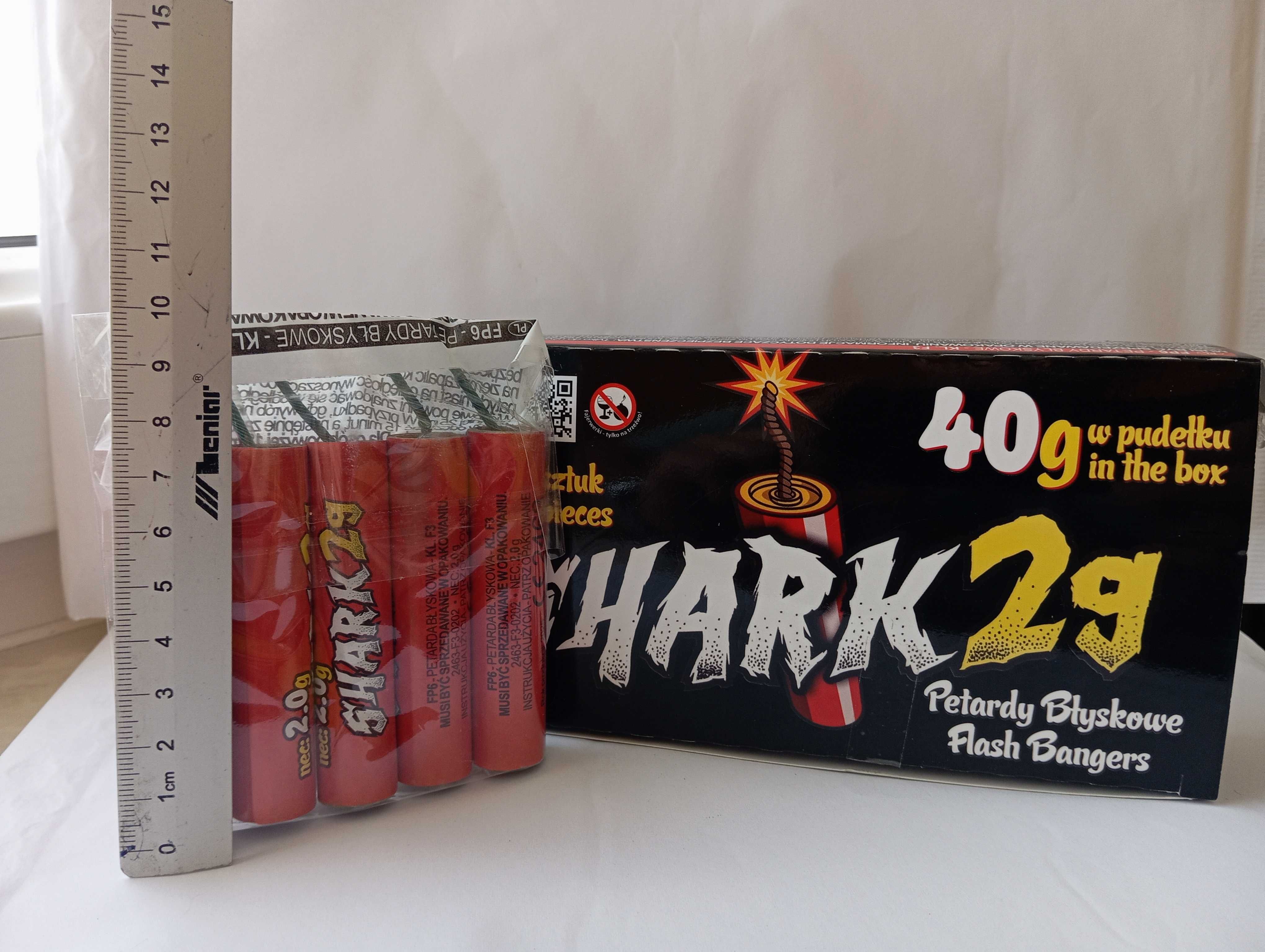 Odstraszacz dzikich zwierząt Shark 2g, 20 sztuk w opakowaniu, 40g!!!