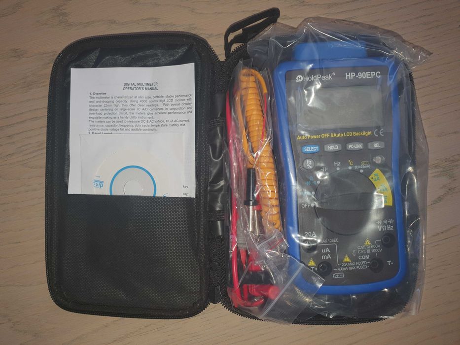 Цифровой мультиметр с USB подключением к ПК HoldPeak HP-90EPC