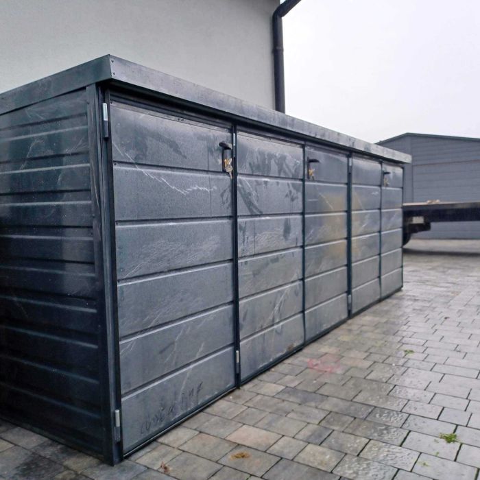 Wiatka - Schowek Ogrodowy na Kosze|Schowek|Wiata śmietnikowa - ESSTAL*