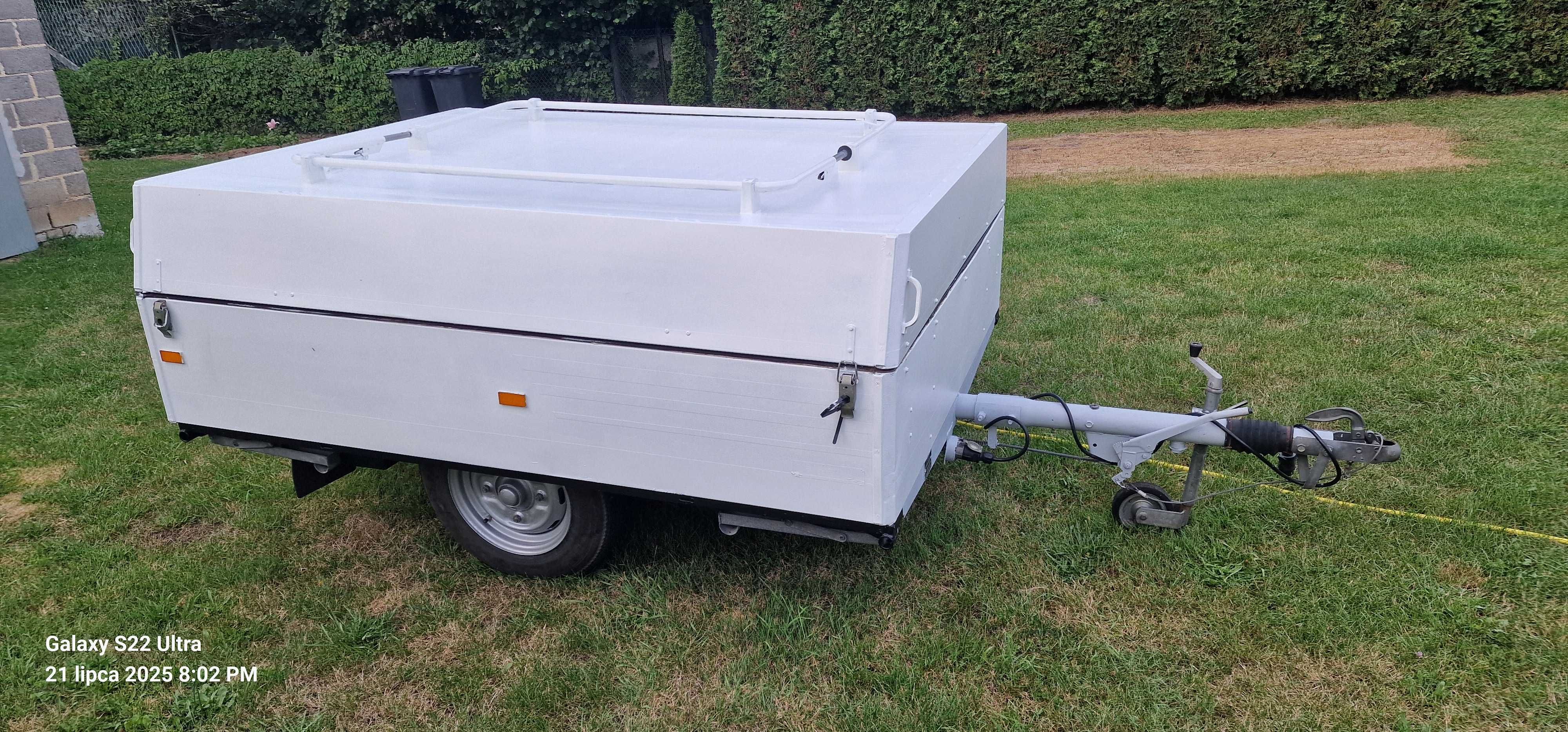 przyczepa lekka dmc 550kg z hamulcem