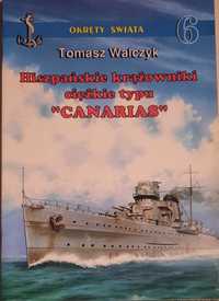 Okręty Świata T.Walczyk "Hiszpańskie krążowniki ciężkie typu Canarias"