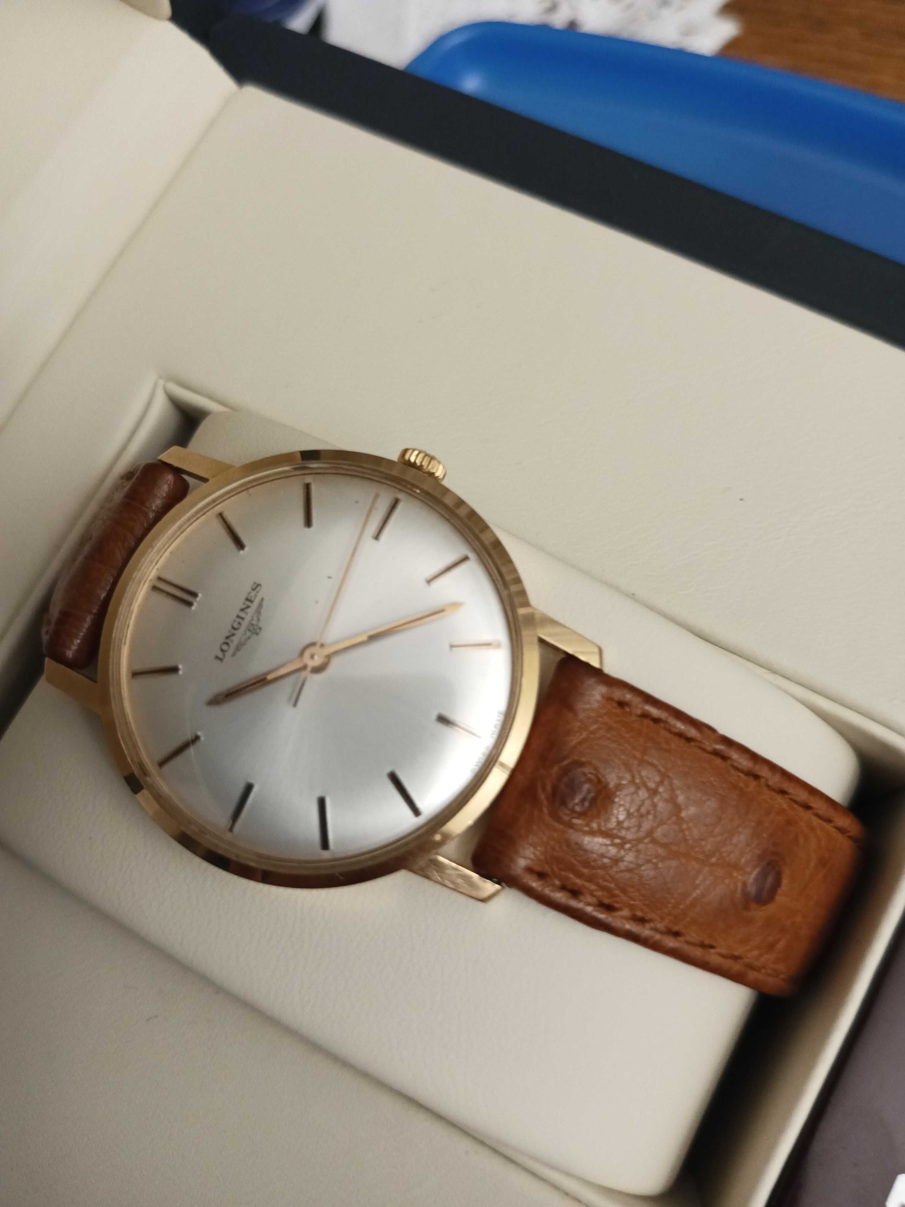 Zegarek męski Longines złoty 750