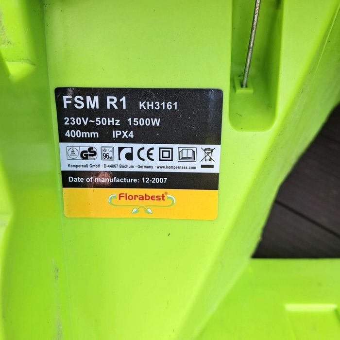 Газонокосарка електрична florabest FSM R1