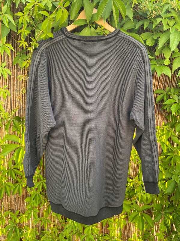 Sweter vintage Carlo Colucci r.L/XL szary, y2k