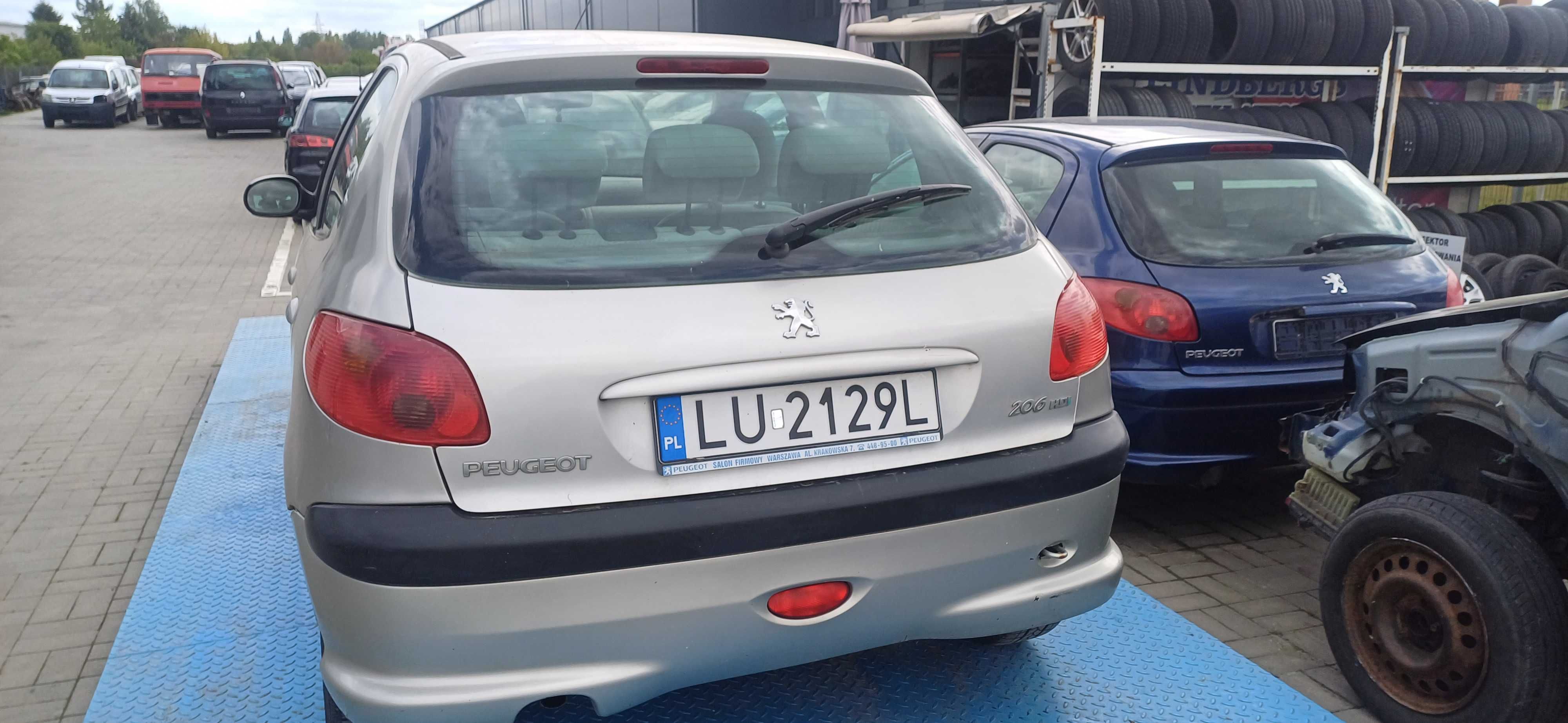 Zderzak przód maska drzwi lewe prawe przód tył klapa peugeot 206 ETSC