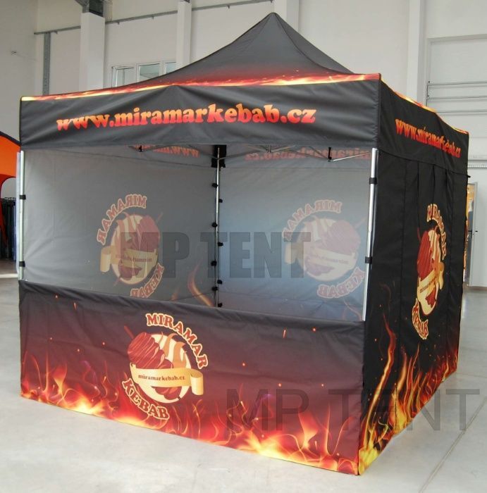 Namiot ekspresowy, reklamowy 3x6m z nadrukiem - stelaż alu premium