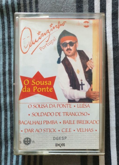 Cassete Quinzinho Portugal ‎– O Sousa Da Ponte 1996 - PREÇO FINAL 15€