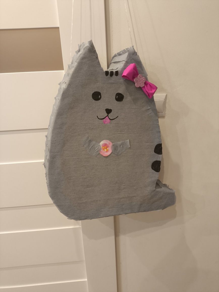Ogromną piniata urodziny kot kotek pusheen