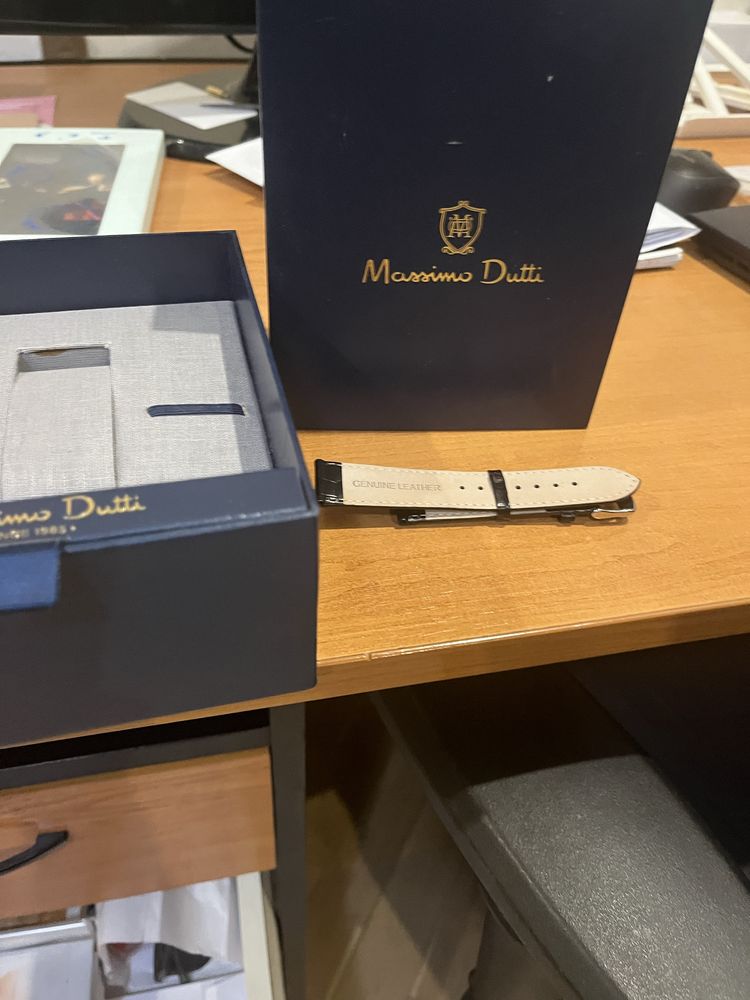 Шкіряний ремінець для годинника Massimo Dutti