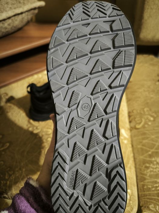 Мужские зимние ботинки кожа 44 размер