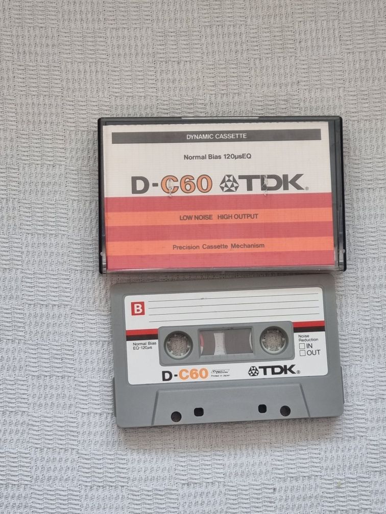 Kaseta TDK D60 1979 rok początki kaset TDK stan bd