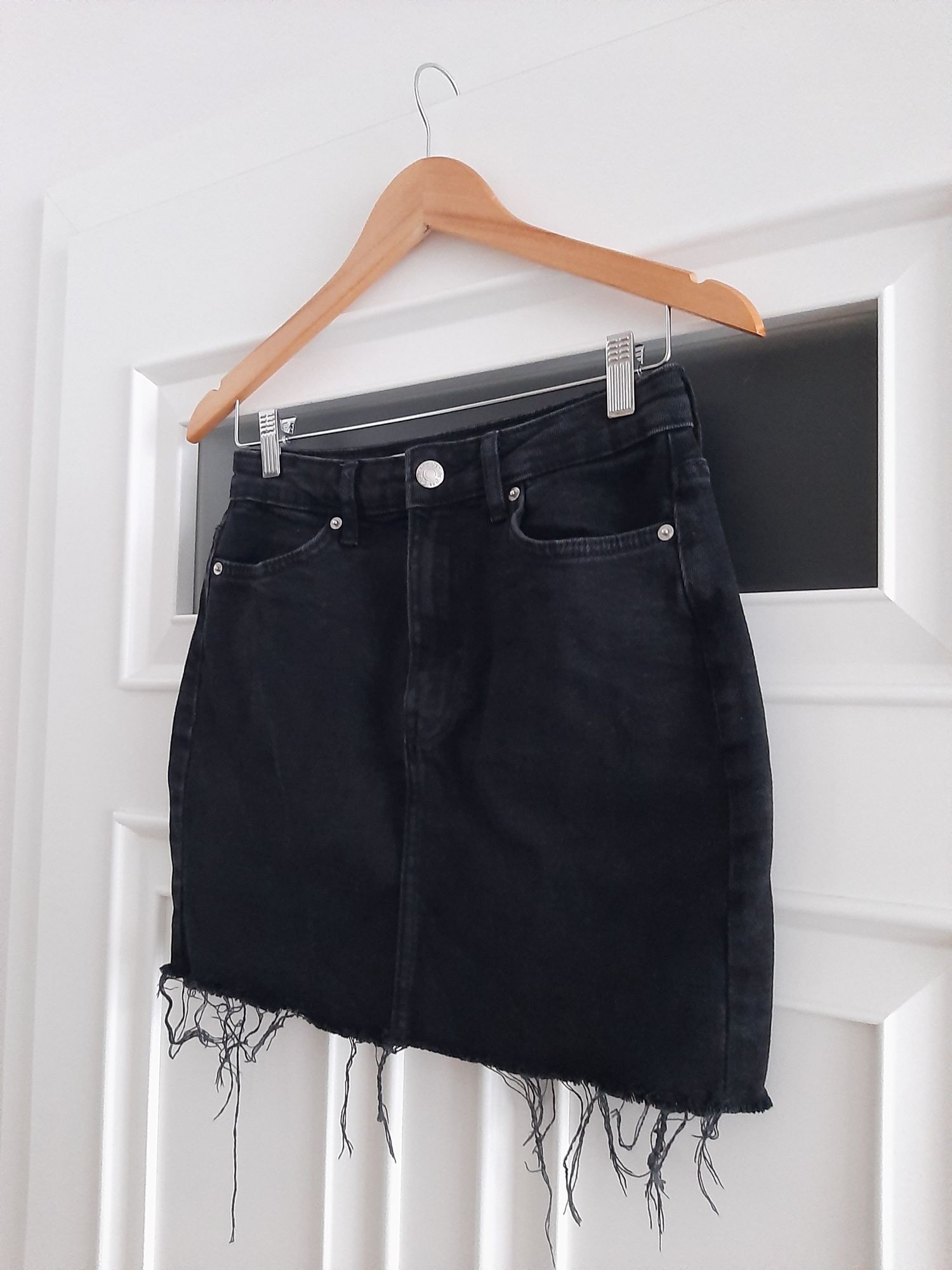Mini spódniczka jeansowa bershka 36