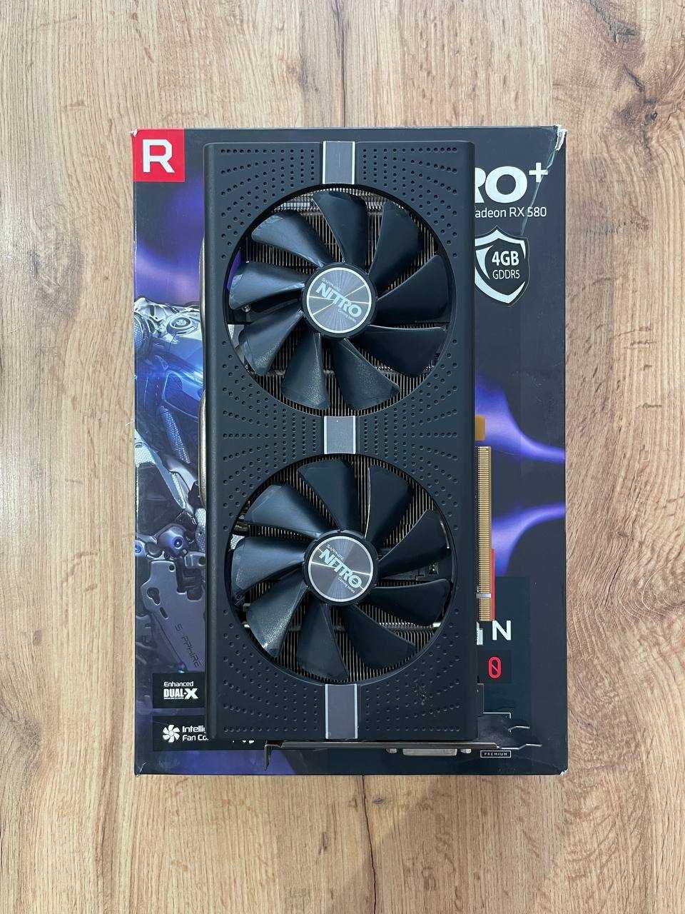 Видеокарта Sapphire RX580 4GB Nitro+