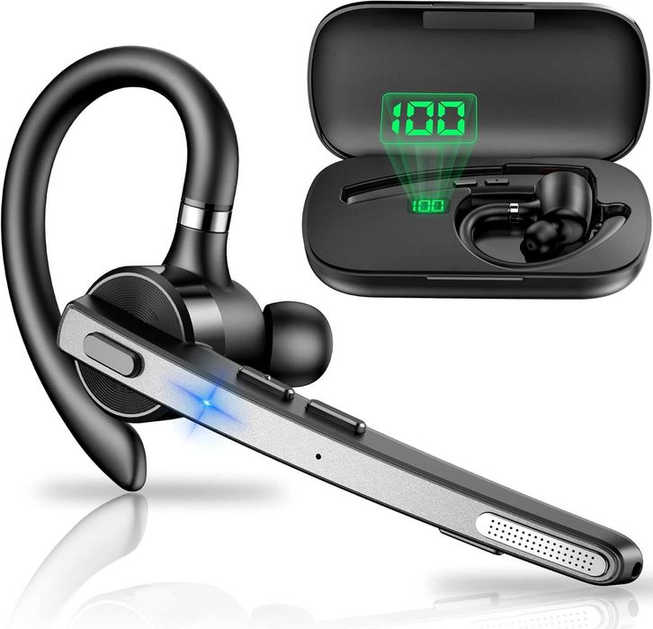 Bezprzewodowa słuchawka Bluetooth v 5.1 ENC kierowca kurier z etui 756