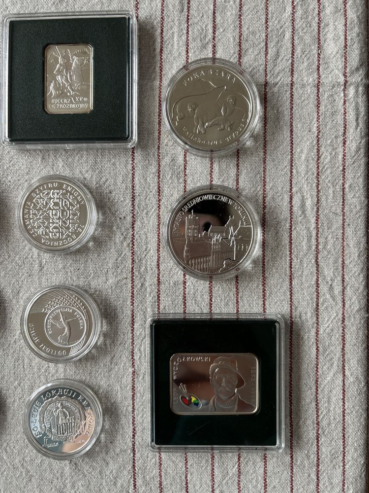 Komplet monet kolekcjonerskich - rocznik 2007 - 10 i 20 zł