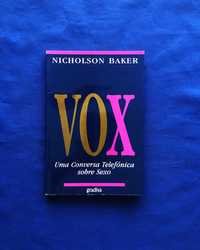 Nicholson Baker VOX Uma Conversa Telefónica sobre Sexo