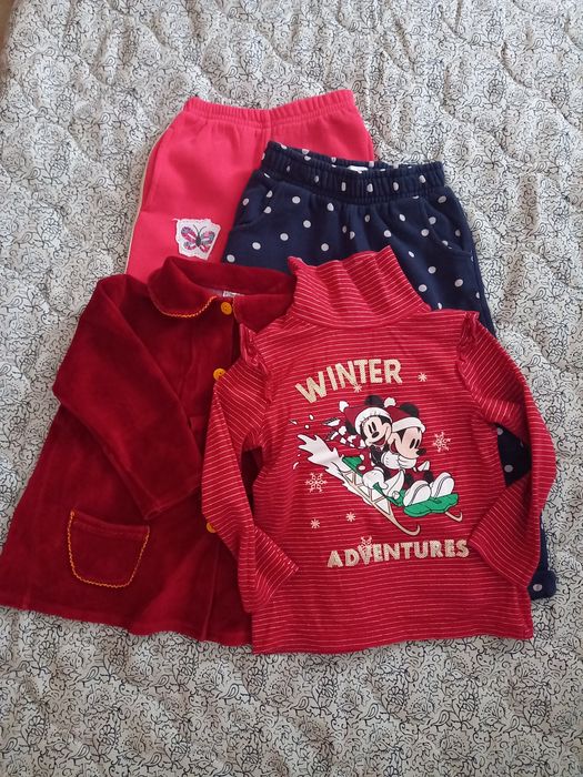 Zestaw bluzka, bluza i spodnie