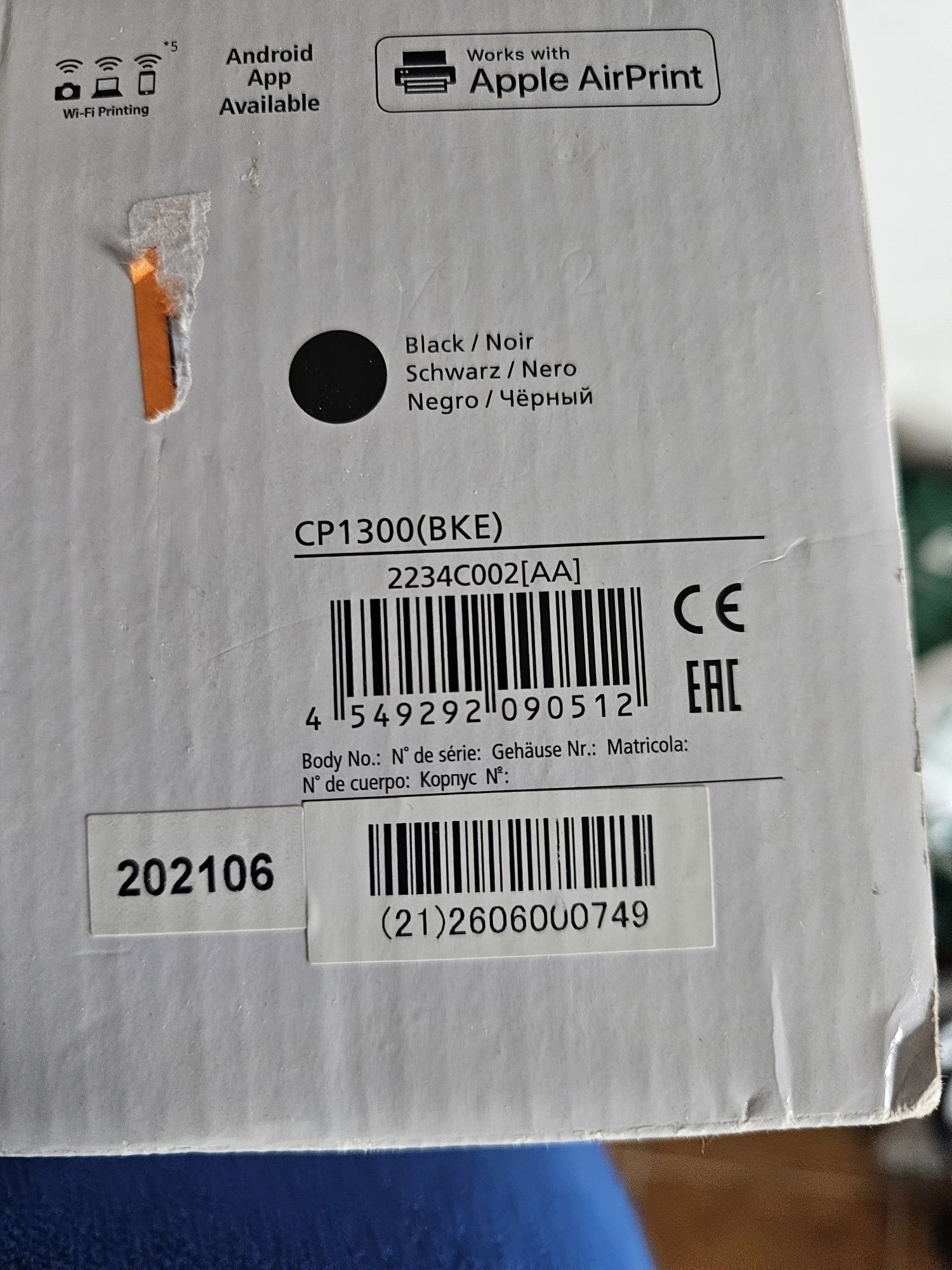 Canon Selphy CP1300.