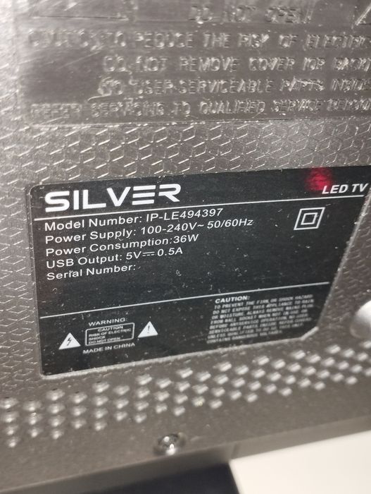 TV Silver 24" HD LED