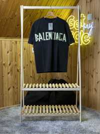 Футболка Balenciaga Black Tape Logo Vetements Crewneck T-shirt