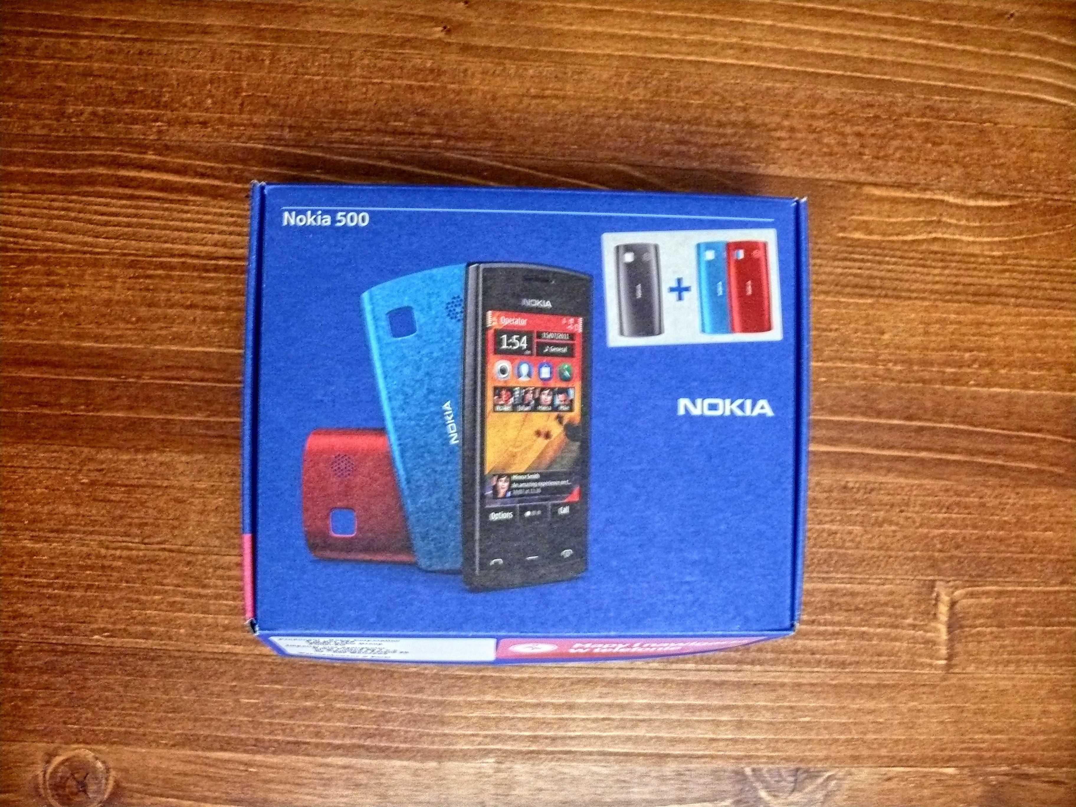 Nokia 500, jak nowa, folia na LCD