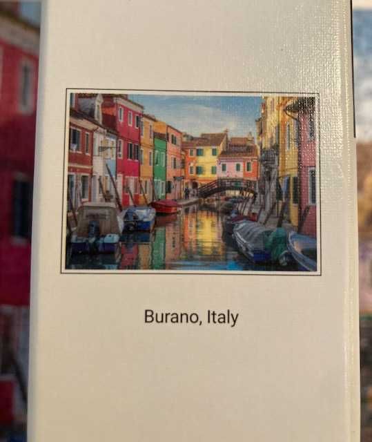 Puzzle Itália: Burano - 1000 Peças - Ravensburger - COMO NOVO