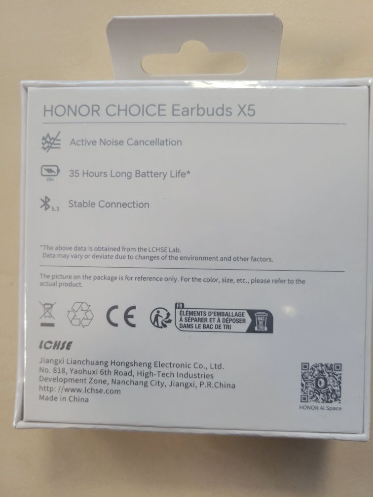 TWS Навушники Honor Choice Earbuds X5 Bluetooth 5.3 ANC