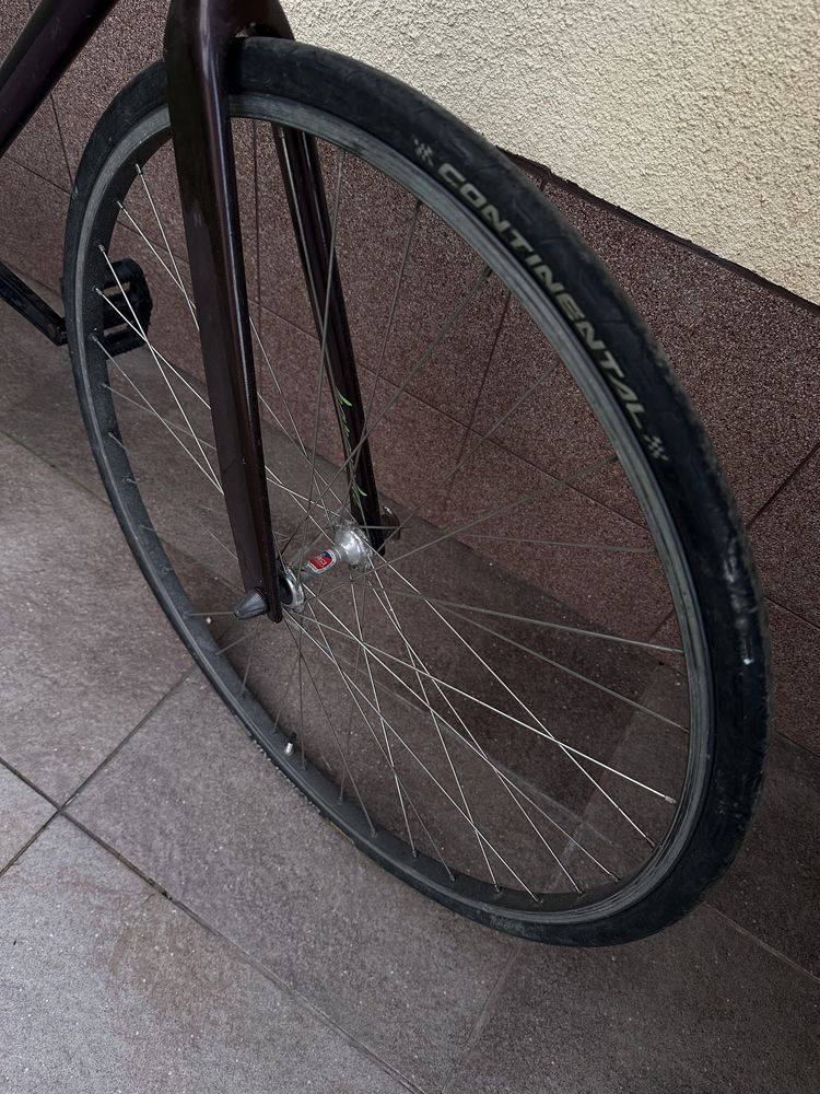 Komplet kół ostre koło 28 cali fixed gear novatec shimano