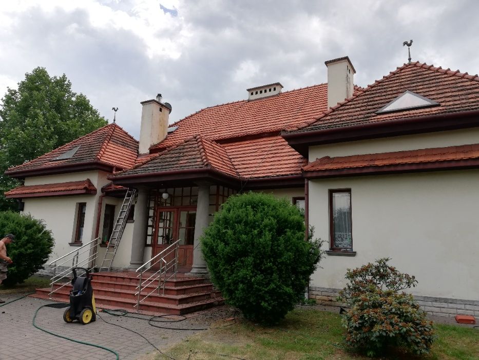 Malowanie mycie Dachów pokryć dachowych WYCENA GRATIS