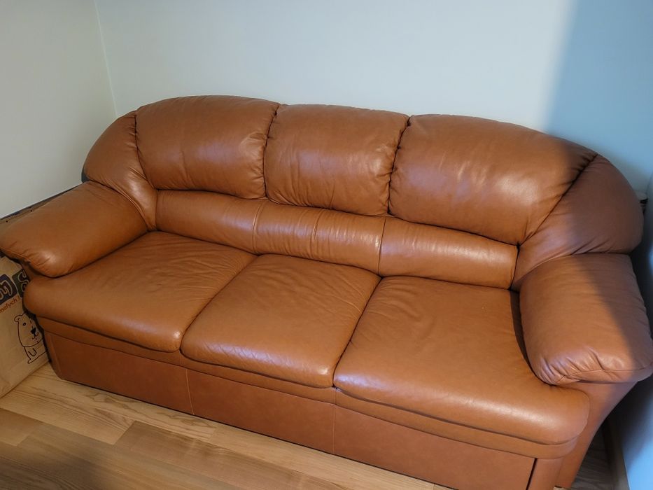 Skórzany wypoczynek