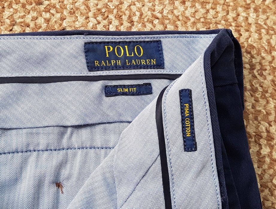 Ralph Lauren Polo чіноси штани slim fit pima cotton оригінал W36 L32