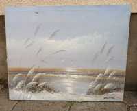 Картина на полотні, морська тематика, підпис