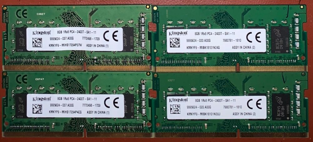 RAM 2x8GB PC4 17000 19200 21300 25600 DDR4 2133 2400 2666 3200 sodimm