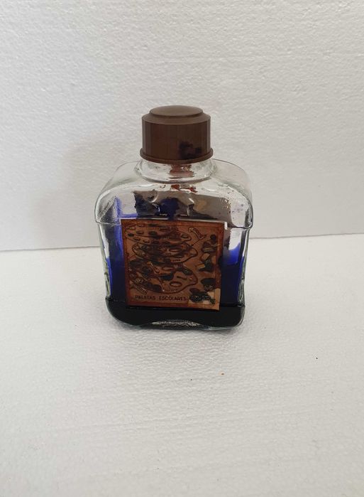 Frasco de tinta permanente SINO, antigo, para coleção