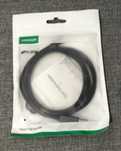 Czarny kabel USB typu C i typu B ugreen