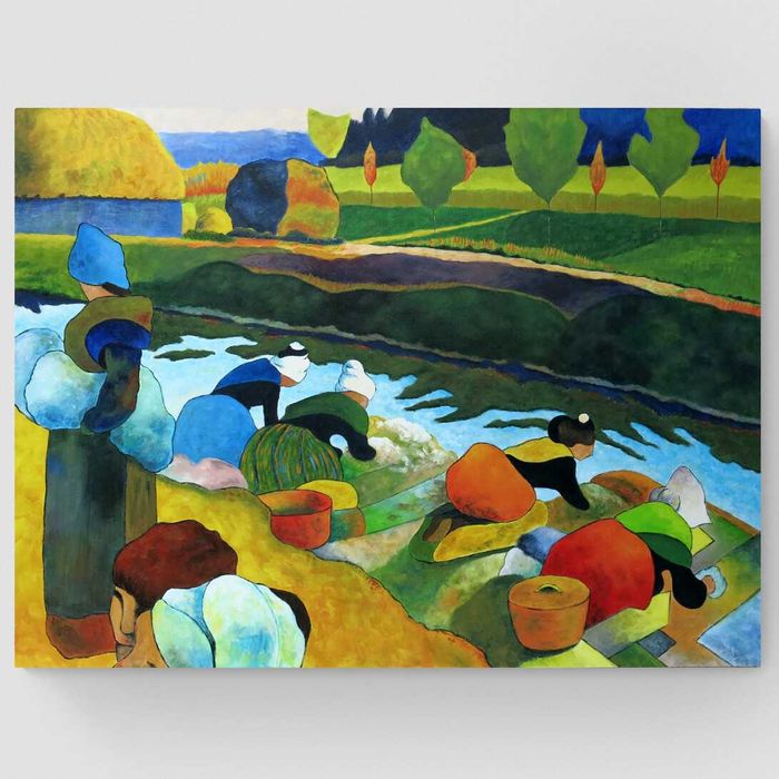 Ręcznie malowany obraz 45x60  reprodukcja Gaugin postimpresjonizm