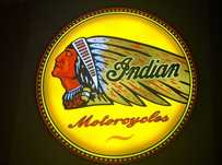 Neon led podświetlane logo Indian
