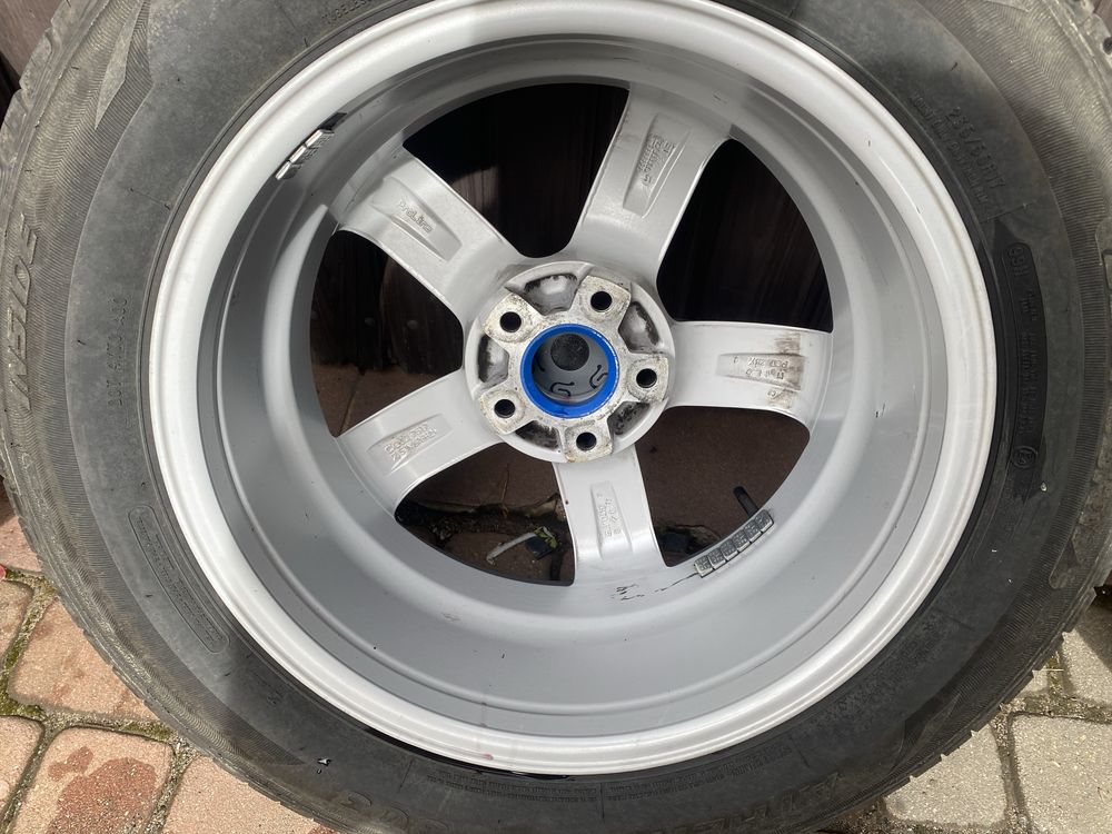 Alufelgi 17 5x112 koła 235/55 r17 letnie stan bardzo dobry tiguan vw