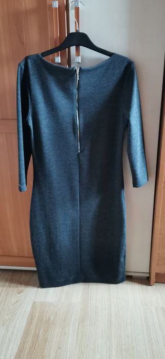 Sukienka mini midi elegancka na okazje, do pracy, na codzień, z suwaka