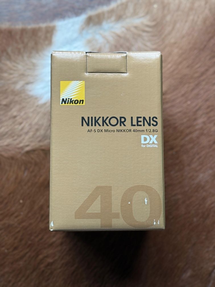 Nikon Nikkor obiektyw AF-S dx 40mm f/2.8 G - nowy, oryginał