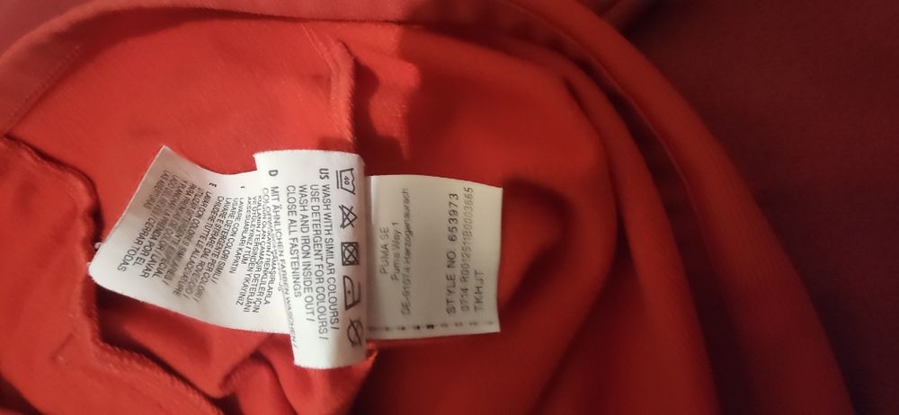 Bluza Sport style Puma biało- czerwona