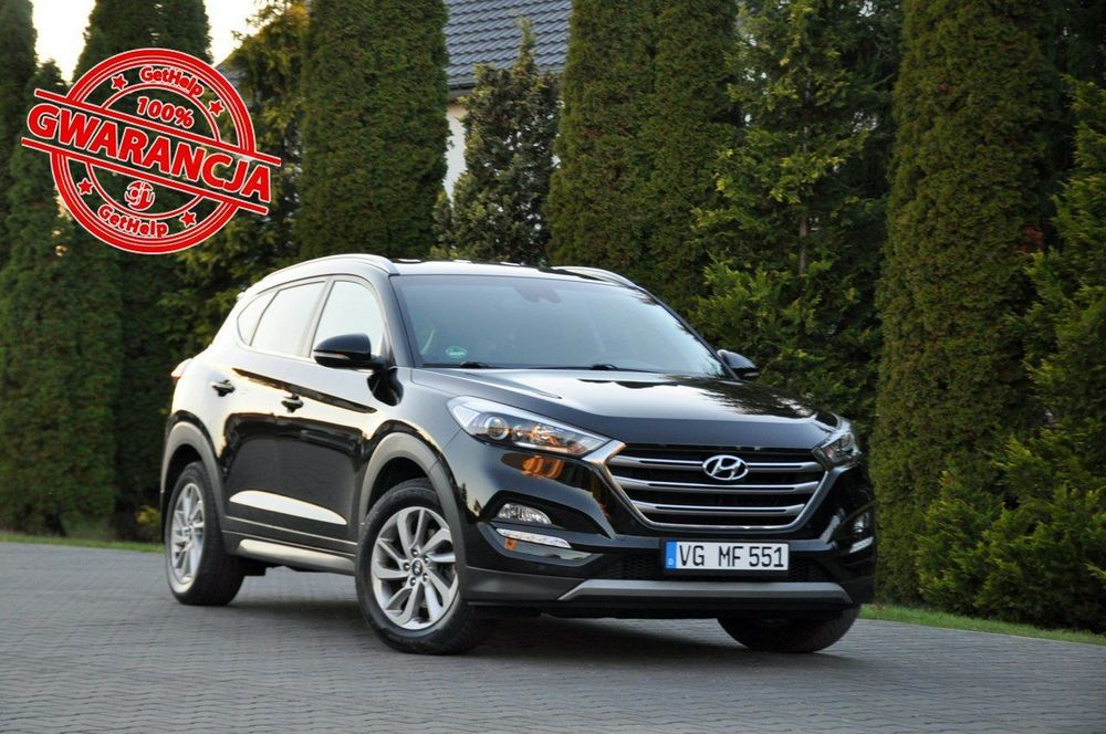 Hyundai Tucson 1.7CRDi(141KM)*Led*Navi*Kamera*Automat*Welur*Grzane Fotele*Alu17"ASO